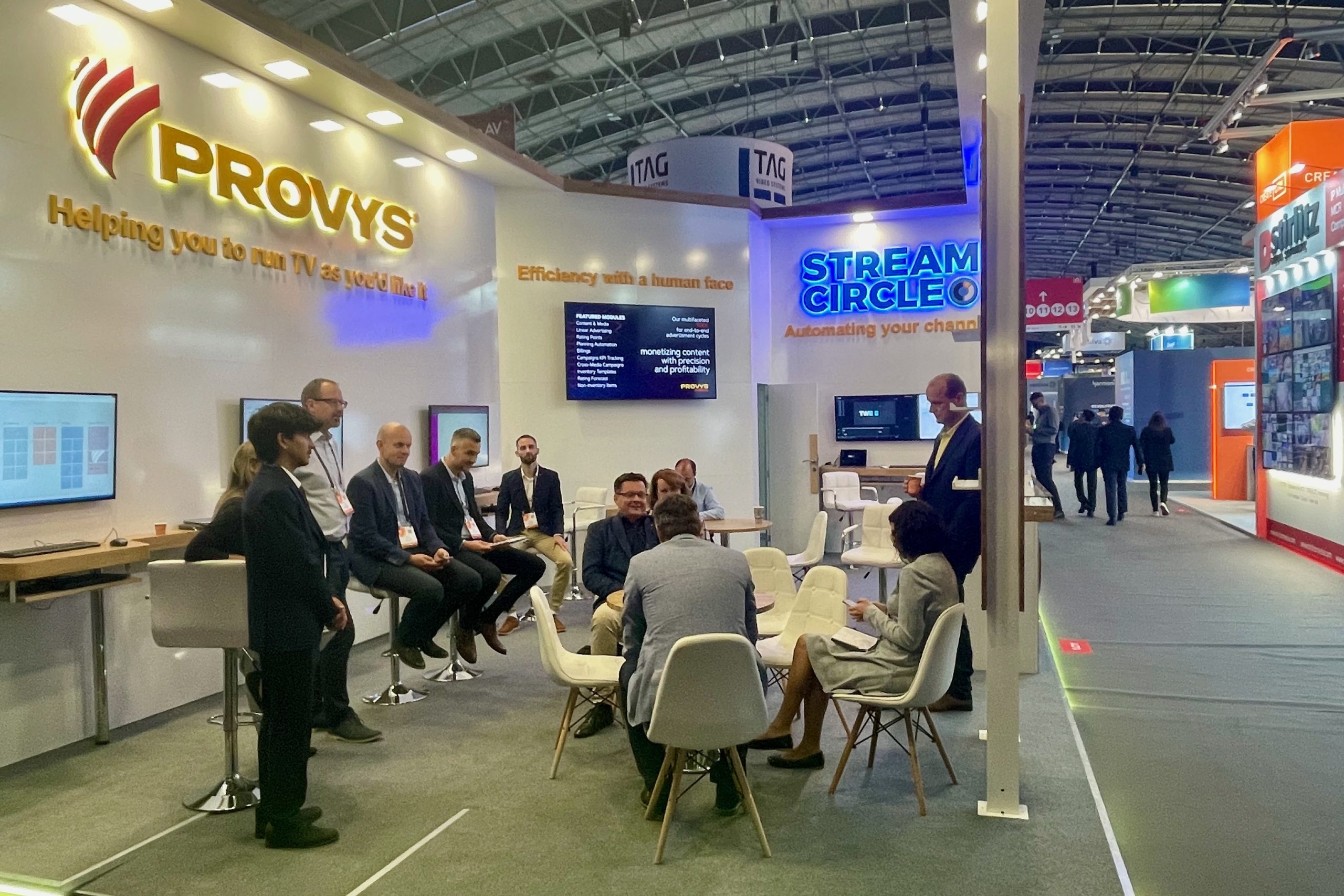 PROVYS Technologies IBC booth